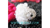 Fashion Beads Stone Finger Ring